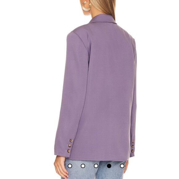NWT SNDYS x Revolve Axel Blazer Blue Lavender XS - Picture 6 of 16